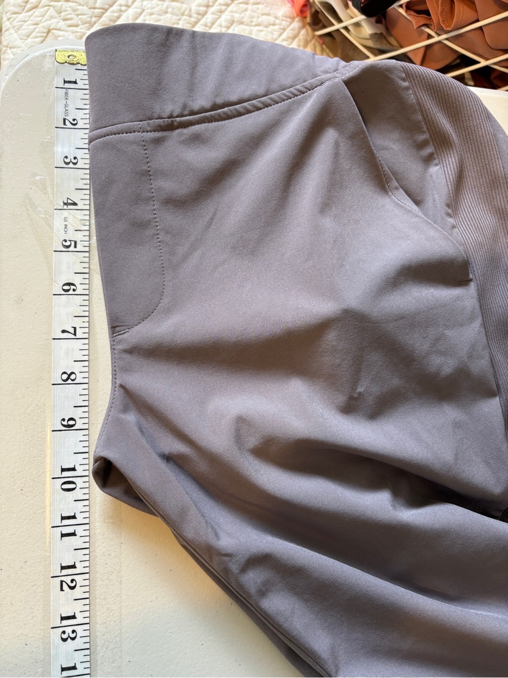 Athleta Brooklyn Ankle Pants Size 4 Grey Pull On Travel Silky Athleisure Slim - Picture 12 of 16